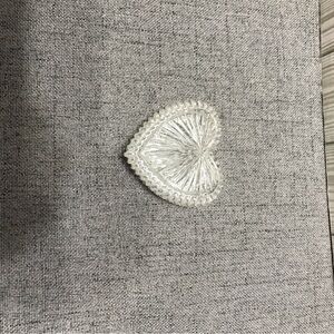 Elegant Clear Heart-Shaped Trinket Box